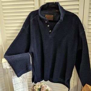 Sherpa Style Pullover Sz LG Mens. CC